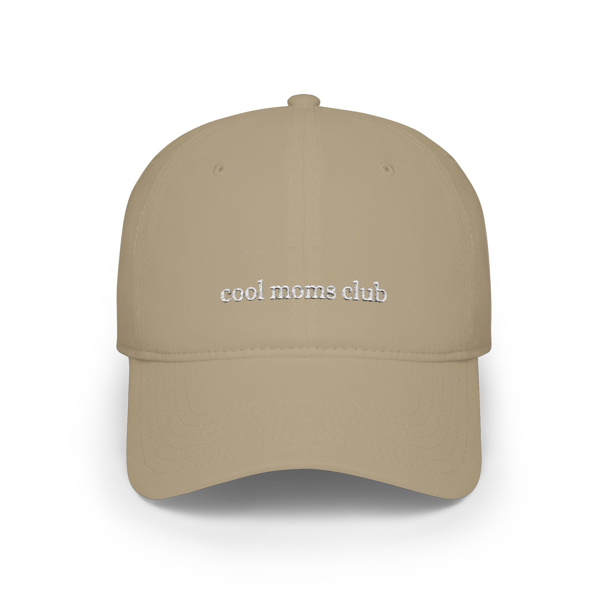 cool moms club baseball cap | embroidered script, casual mom hat