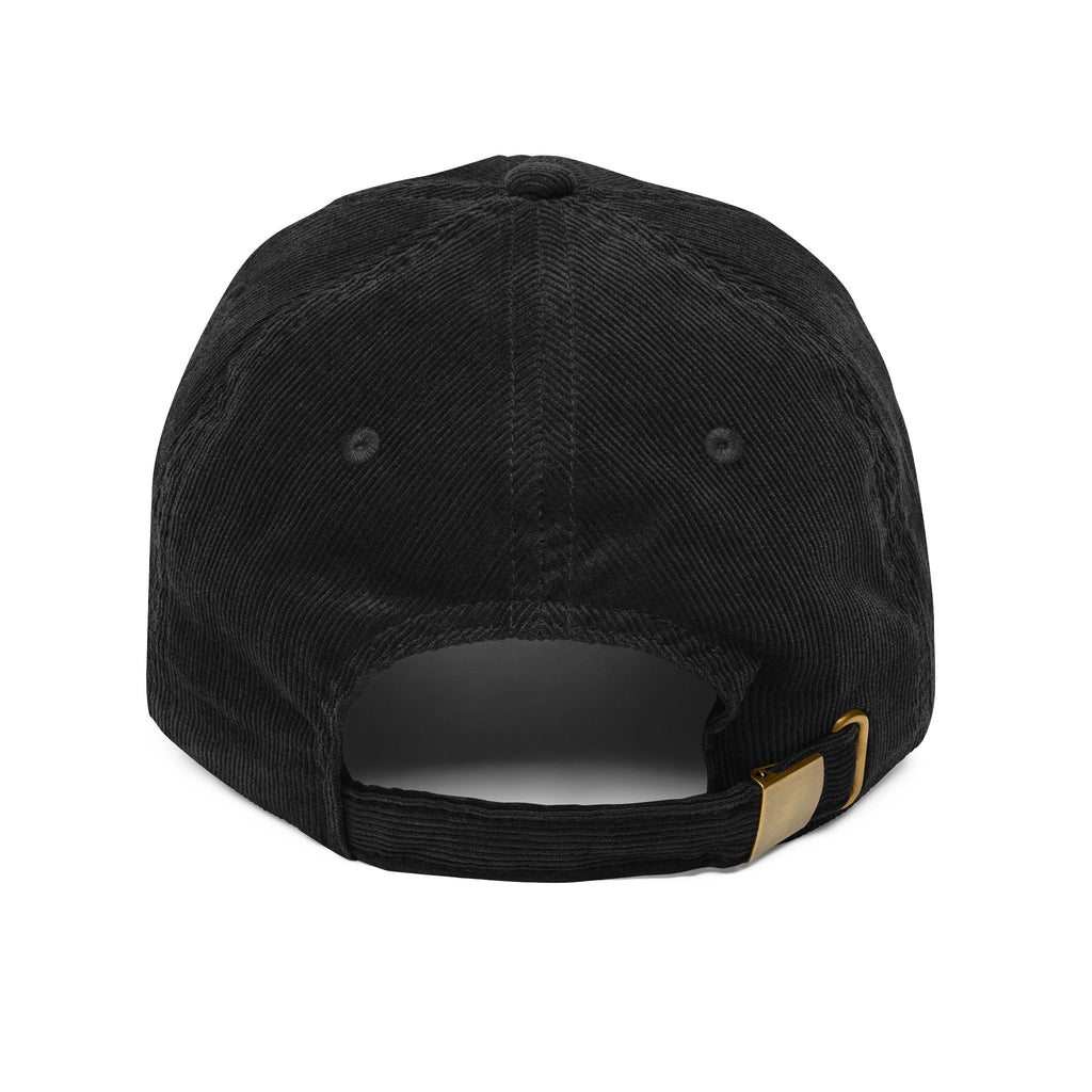 Embroidered Corduroy Cap — "black suv mom club"