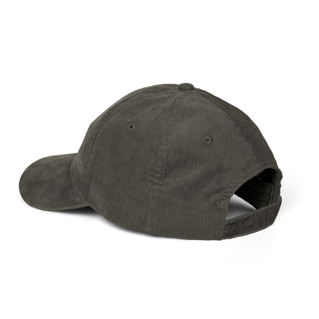 Embroidered Corduroy Cap — "black suv mom club"
