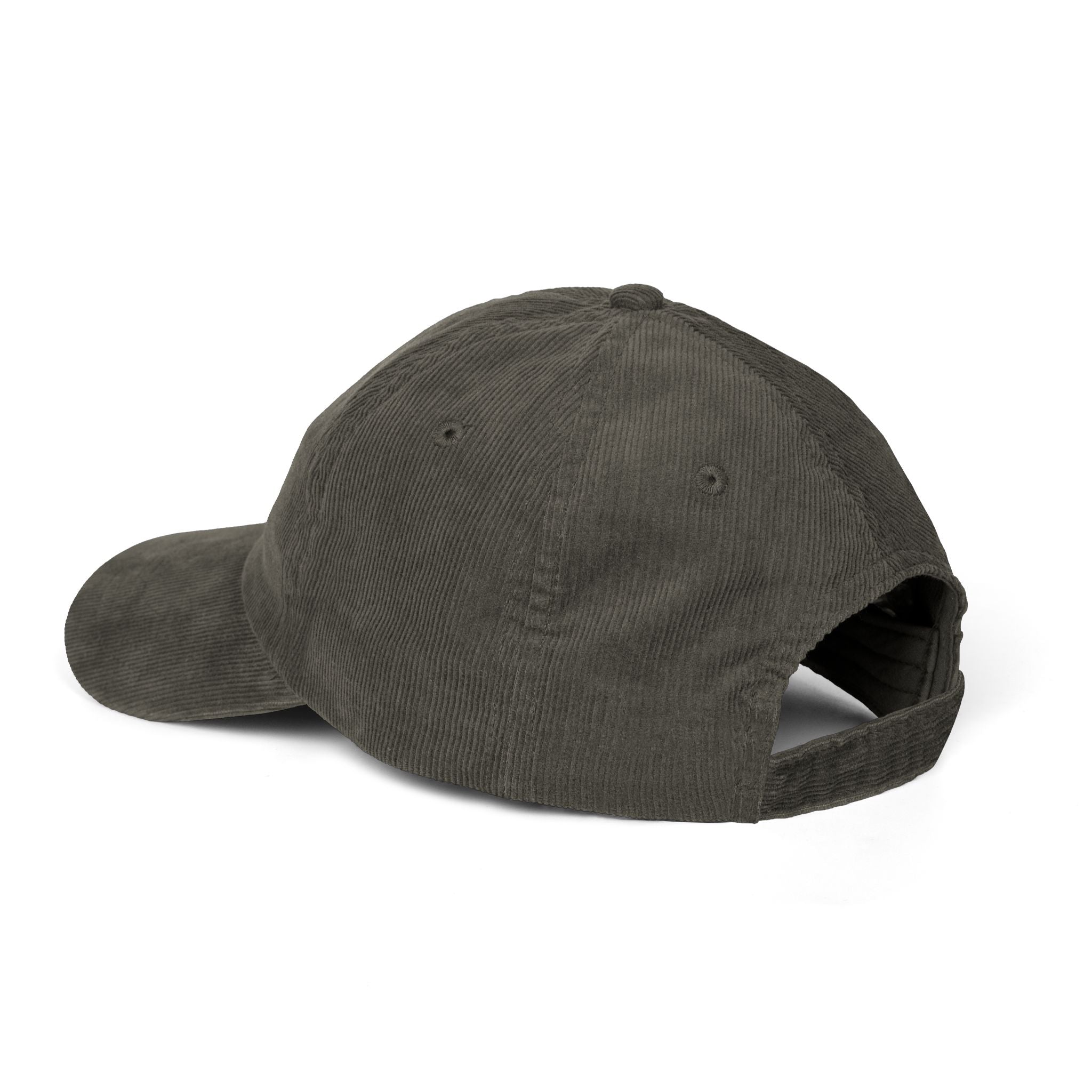 Embroidered Corduroy Cap — "black suv mom club"