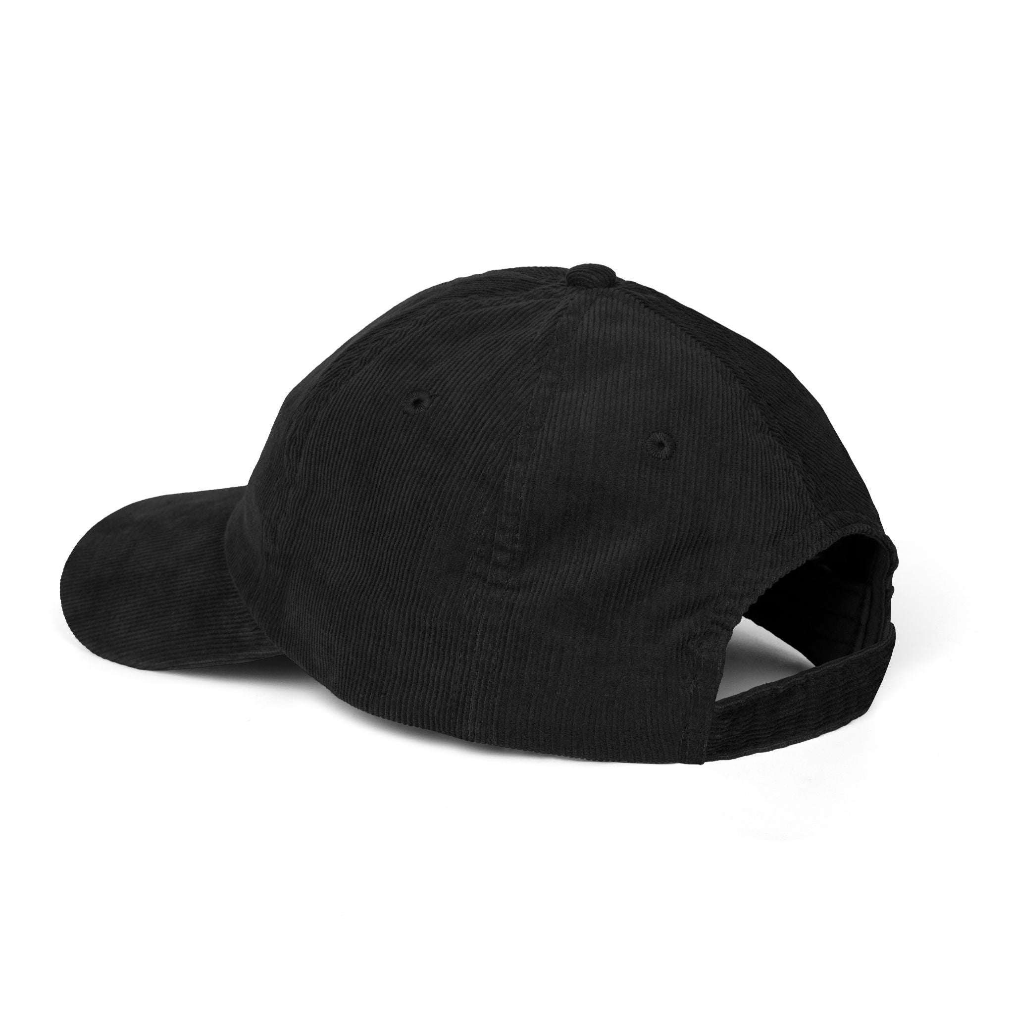 Embroidered Corduroy Cap — "black suv mom club"