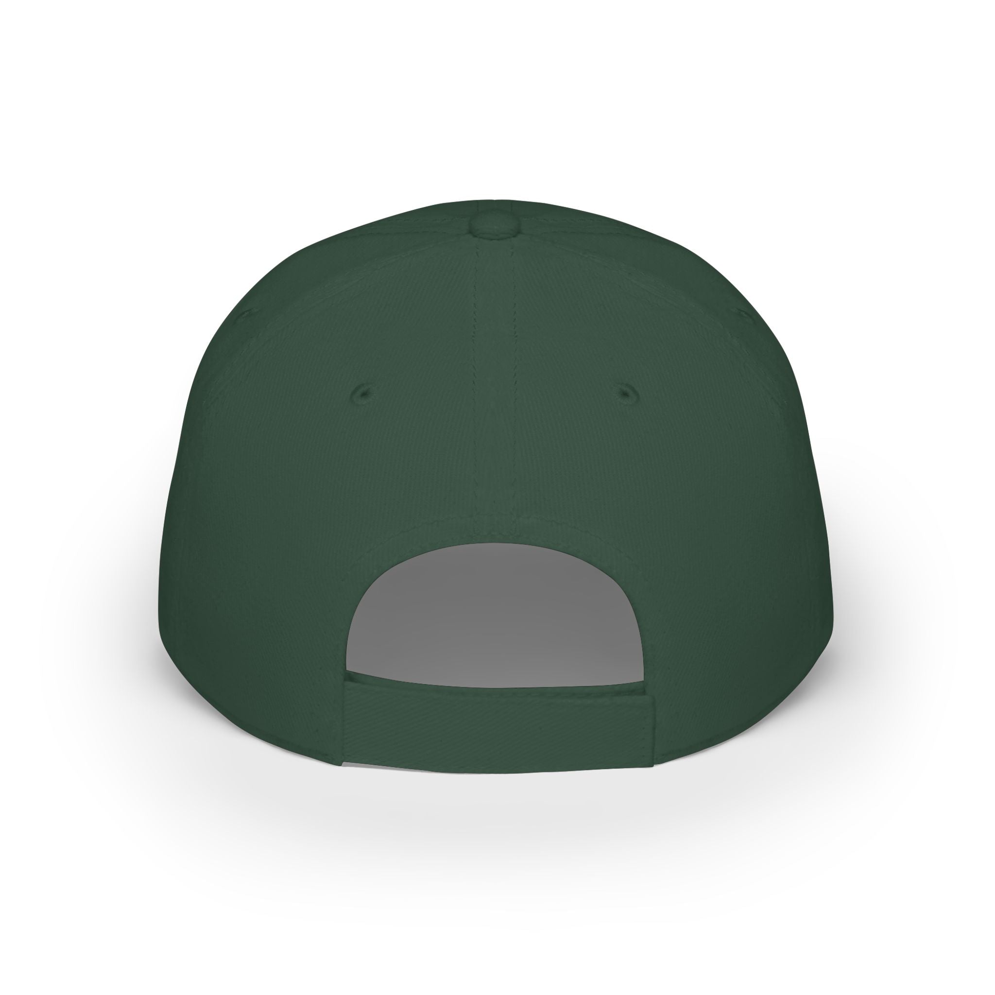 overstimulated embroidered cap | low profile baseball cap, red