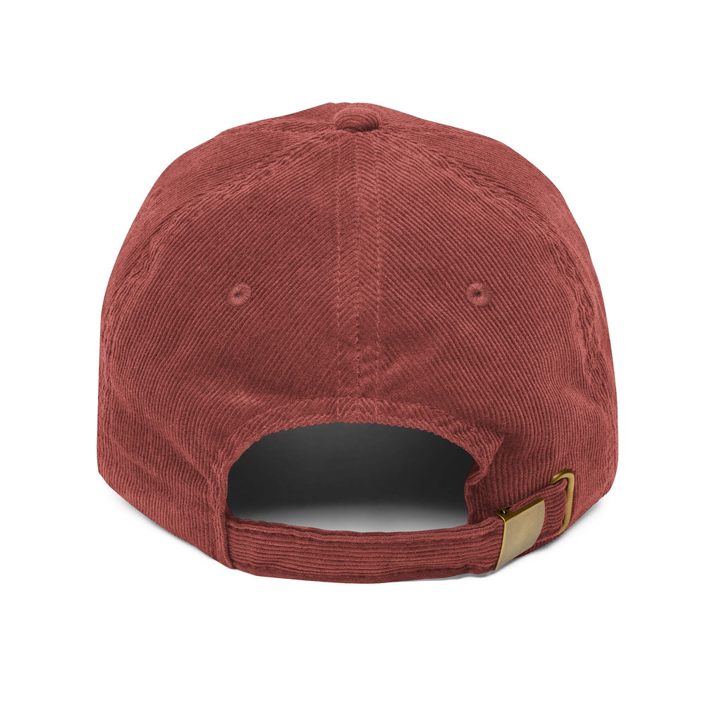 Embroidered Corduroy Cap — "black suv mom club"