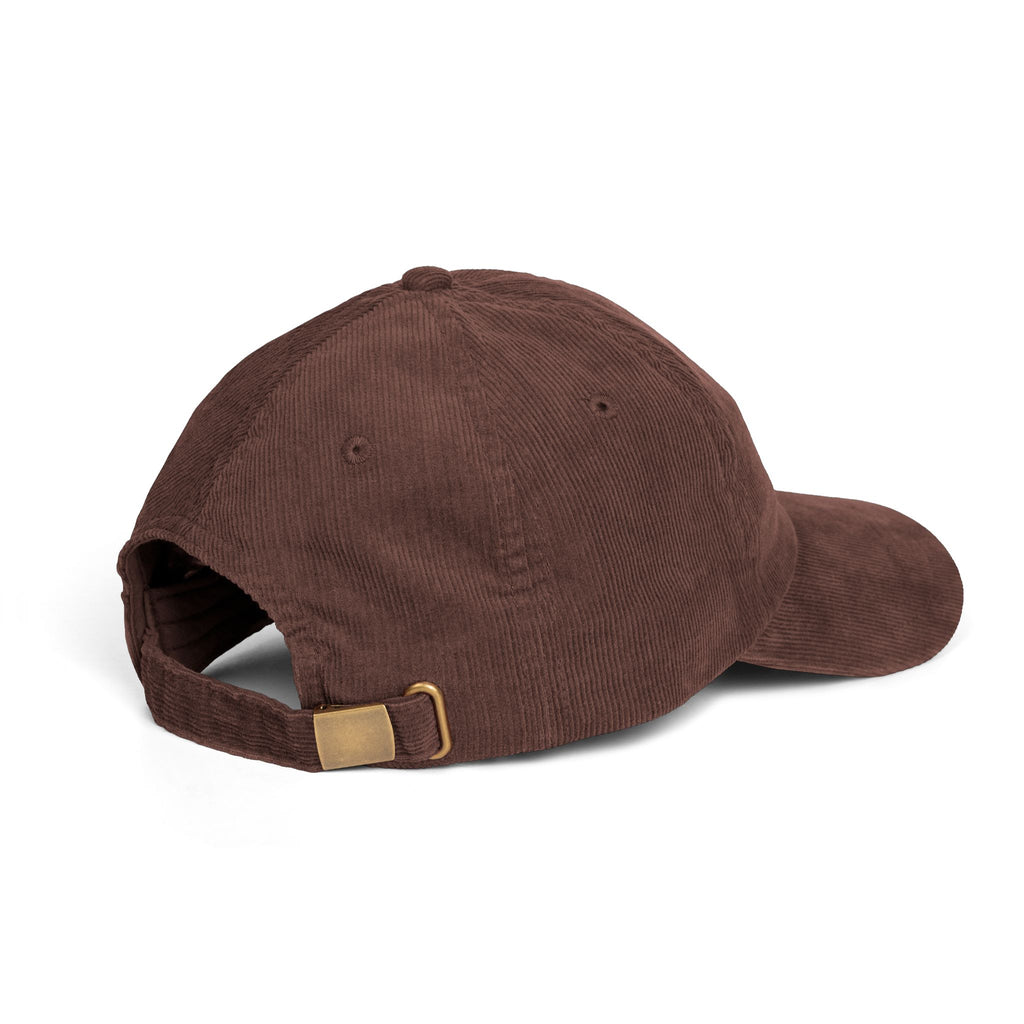 Embroidered Corduroy Cap — "black suv mom club"